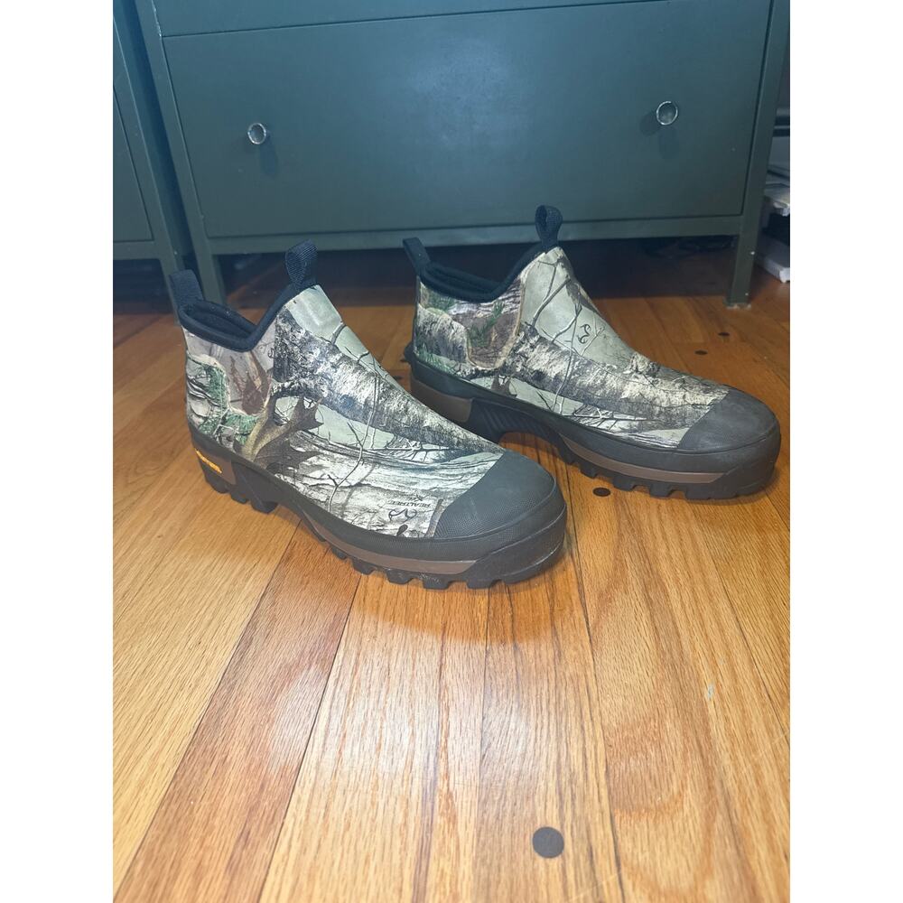 Western Chief Realtree Xtra Neoprene Ankle Boots Mens US Size 12 Camo Vibram WP